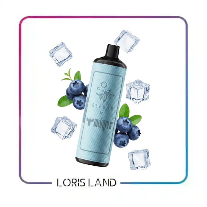 ویپ یکبار مصرف بلوبری یخ دکتر ویپ و الفبار